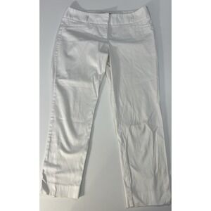 The Limited Drew Fit White Pants Women's Size 8 | W32 L34 | 26" Inseam